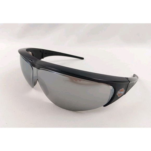 VINTAGE Harley Davidson HD004X DZ87 Sunglasses 102mm Black 2002 - Picture 1 of 9